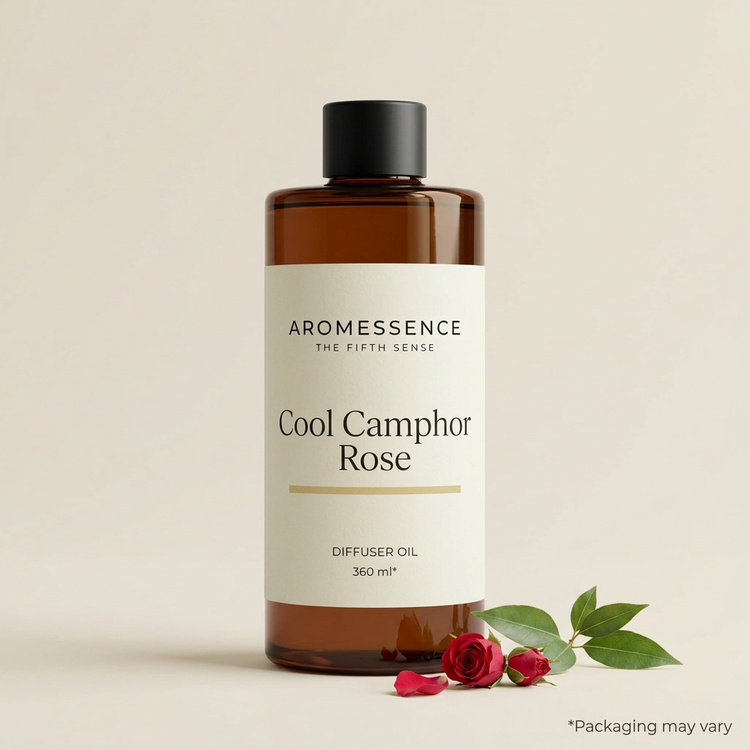 Aromessence Cool Camphor Rose Diffuser Oil, 360 ml bottle