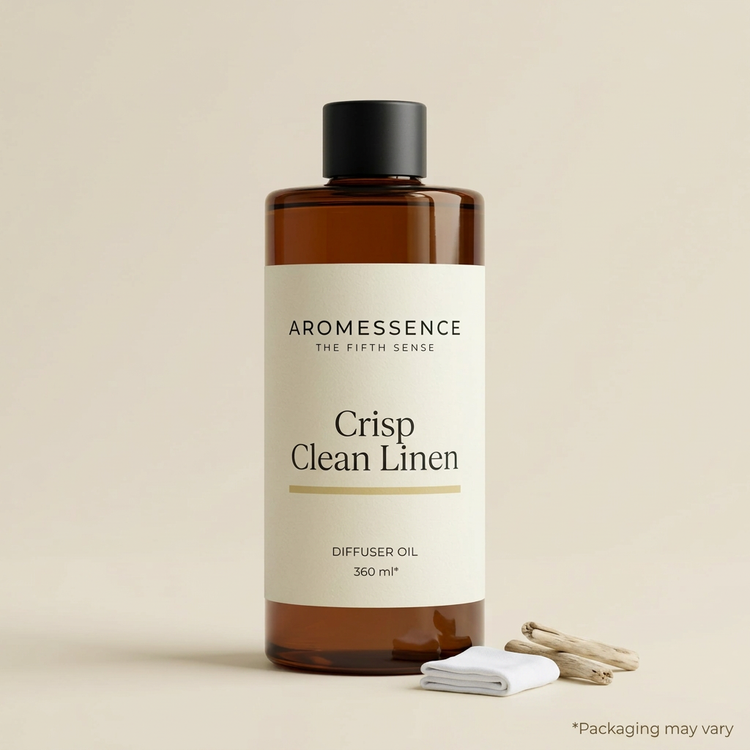 Aromessence Crisp Clean Linen Diffuser Oil, 360 ml bottle