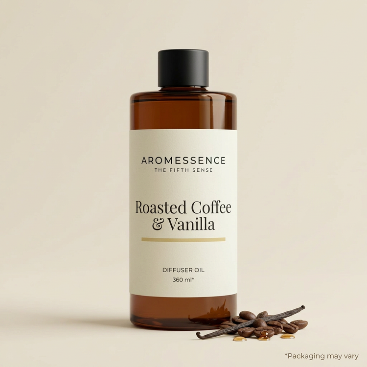 Aromessence Roasted Coffee & Vanilla diffuser oil 360 ml bottle