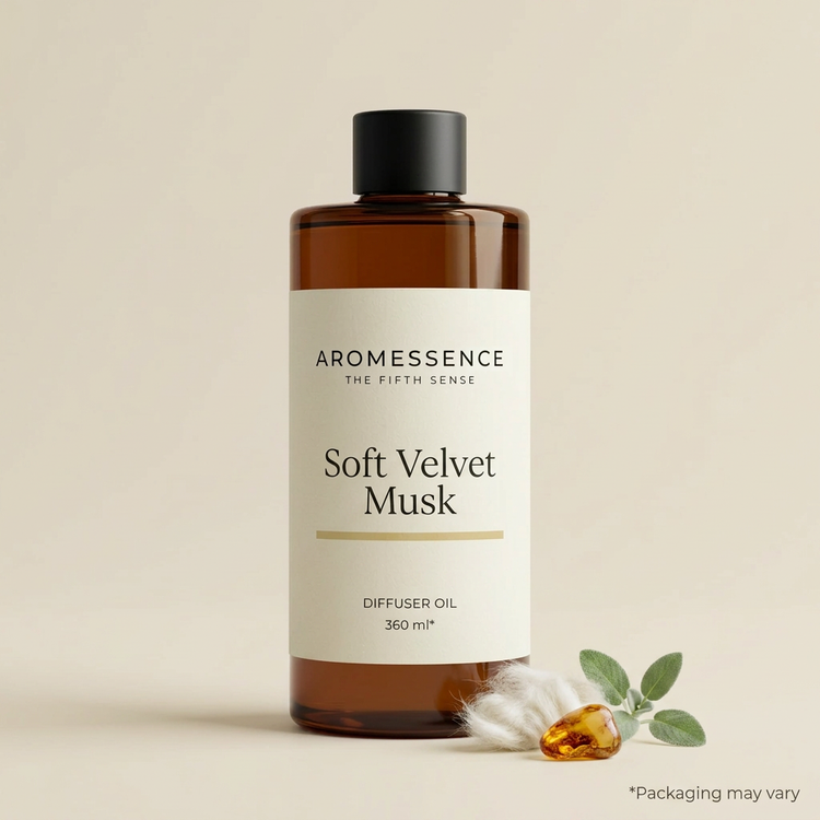 Aromessence Soft Velvet Musk Diffuser Oil, 360 ml bottle