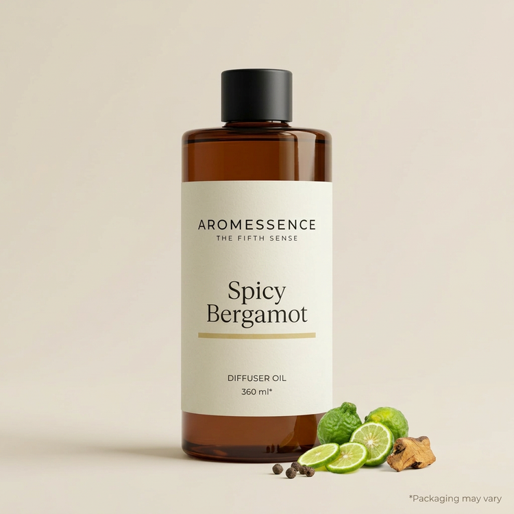 Aromessence Spicy Bergamot Diffuser Oil, 360 ml bottle
