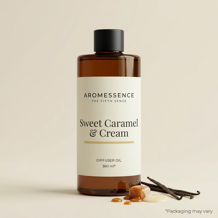 Aromessence Sweet Caramel & Cream diffuser oil 360 ml bottle